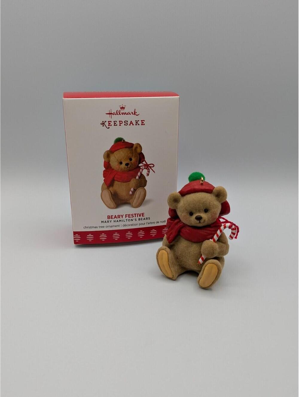 Hallmark Keepsake Beary Festive 2017, 3rd in the Mary Hamilton's Bears Series